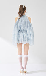 モデル：158cm（着用サイズ：FREE　着用カラー：SAX）