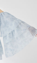 モデル：158cm（着用サイズ：FREE　着用カラー：SAX）