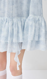 モデル：158cm（着用サイズ：FREE　着用カラー：SAX）