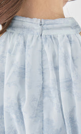 モデル：158cm（着用サイズ：FREE　着用カラー：SAX）