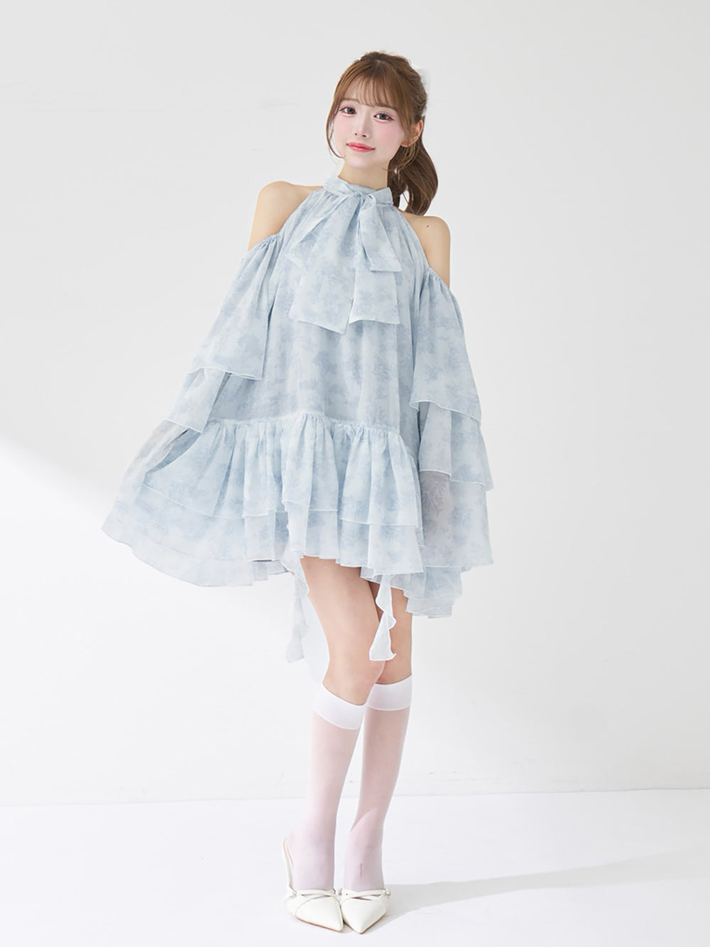 トワルドジュイシフォンフリルミニワンピース – Darich (ダーリッチ)