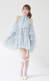 モデル：158cm（着用サイズ：FREE　着用カラー：SAX）