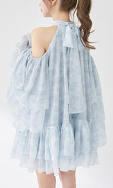 モデル：158cm（着用サイズ：FREE　着用カラー：SAX）