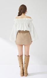 モデル：158cm（着用サイズ：FREE　着用カラー：WHT）