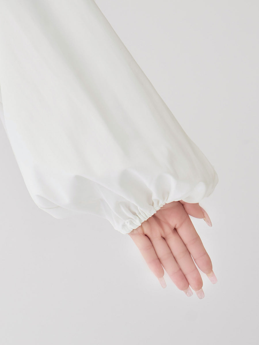 モデル：158cm（着用サイズ：FREE　着用カラー：WHT）