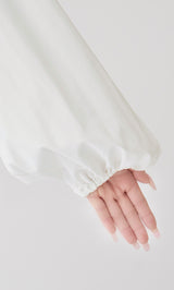 モデル：158cm（着用サイズ：FREE　着用カラー：WHT）