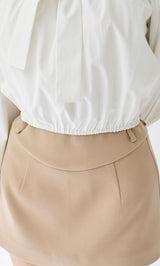 モデル：158cm（着用サイズ：FREE　着用カラー：WHT）