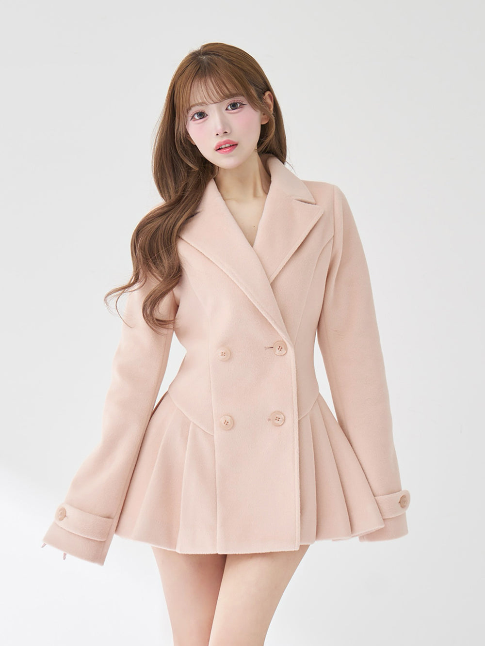 モデル：158cm（着用サイズ：FREE　着用カラー：PNK）