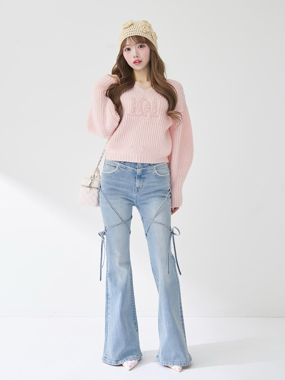 サイズ：FREE　カラー：IVO