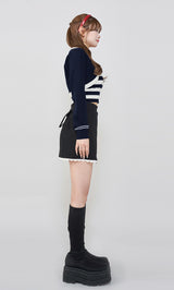 モデル：158cm（着用サイズ：FREE　着用カラー：NVY）