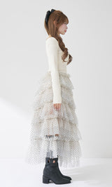 モデル：158cm（着用サイズ：FREE　着用カラー：WHT）