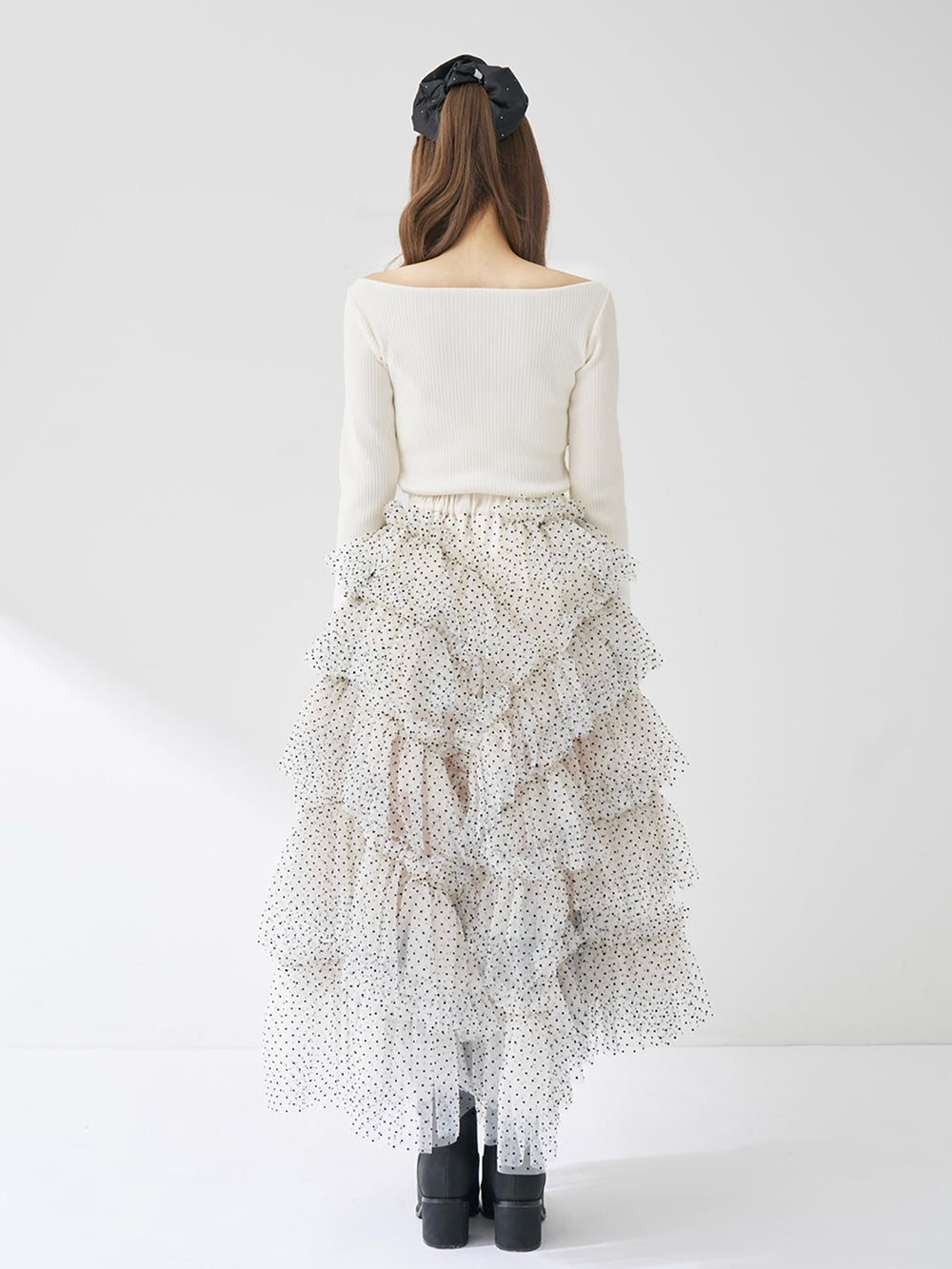 モデル：158cm（着用サイズ：FREE　着用カラー：WHT）