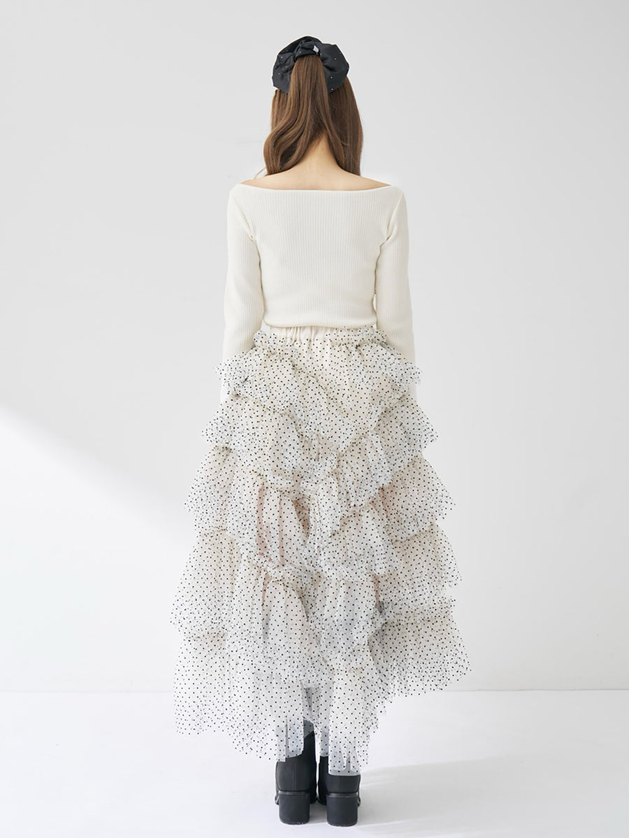 モデル：158cm（着用サイズ：FREE　着用カラー：WHT）