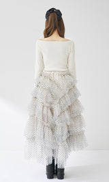 モデル：158cm（着用サイズ：FREE　着用カラー：WHT）