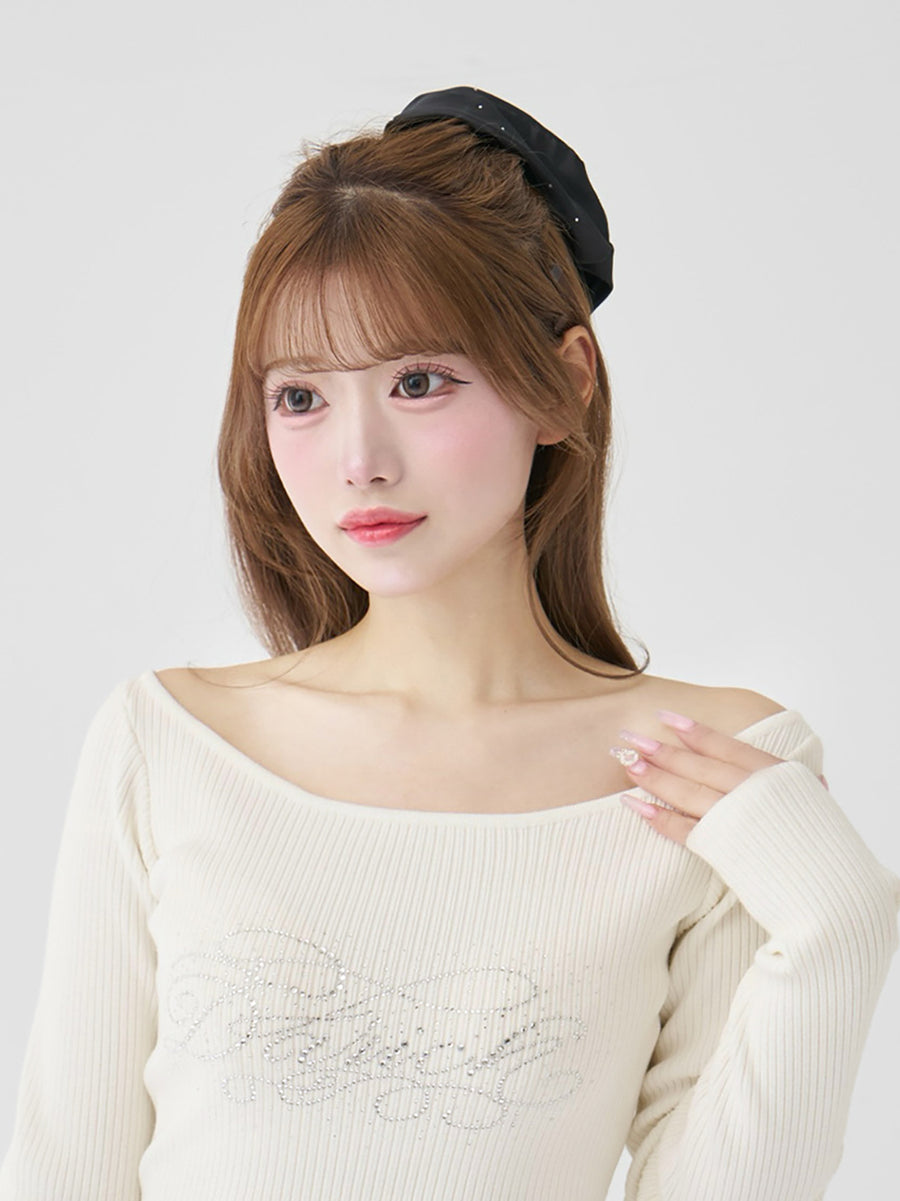 モデル：158cm（着用サイズ：FREE　着用カラー：WHT）