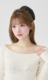 モデル：158cm（着用サイズ：FREE　着用カラー：WHT）