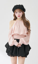 モデル：158cm（着用サイズ：FREE　着用カラー：PNK）