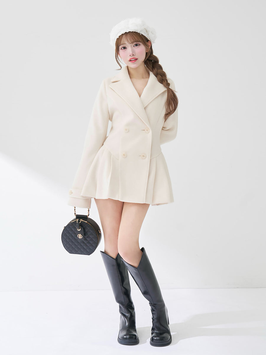 モデル：158cm（着用サイズ：FREE　着用カラー：IVO）