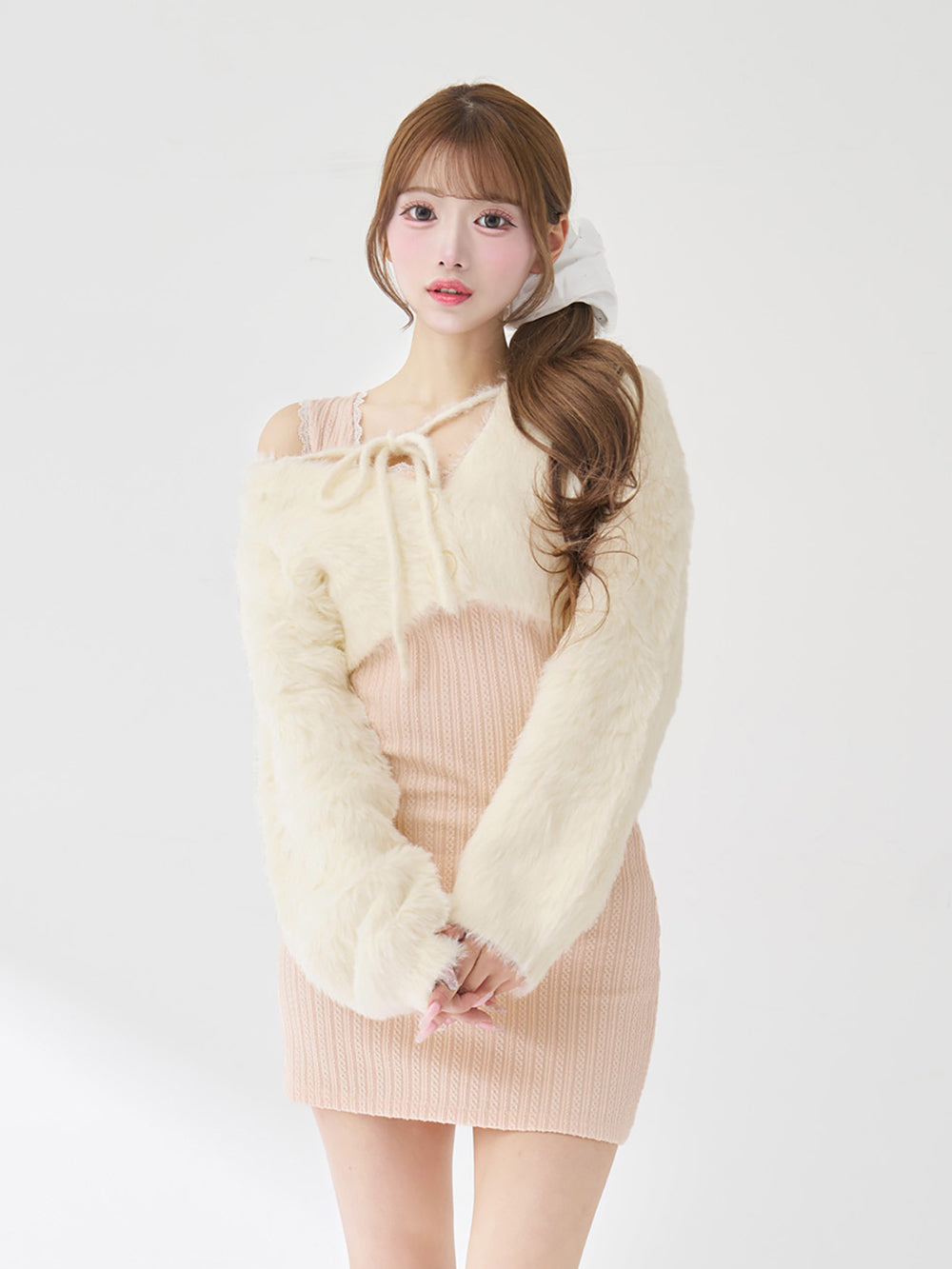 モデル：158cm（着用サイズ：FREE　着用カラー：PNK）