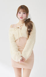 モデル：158cm（着用サイズ：FREE　着用カラー：PNK）