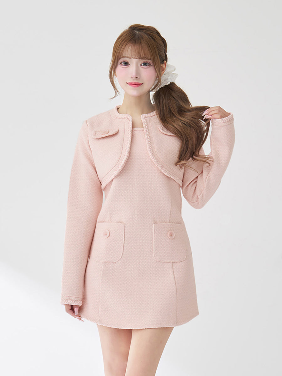 モデル：158cm（着用サイズ：FREE　着用カラー：PNK）