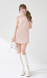 モデル：158cm（着用サイズ：FREE　着用カラー：PNK）