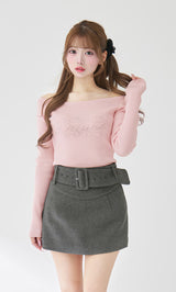 モデル：158cm（着用サイズ：FREE　着用カラー：PNK）