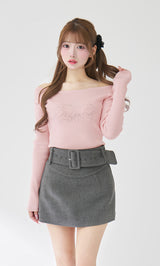 モデル：158cm（着用サイズ：FREE　着用カラー：PNK）