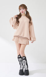 モデル：158cm（着用サイズ：FREE　着用カラー：PNK）