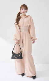 モデル：158cm（着用サイズ：FREE　着用カラー：PNK）