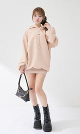 モデル：158cm（着用サイズ：FREE　着用カラー：PNK）