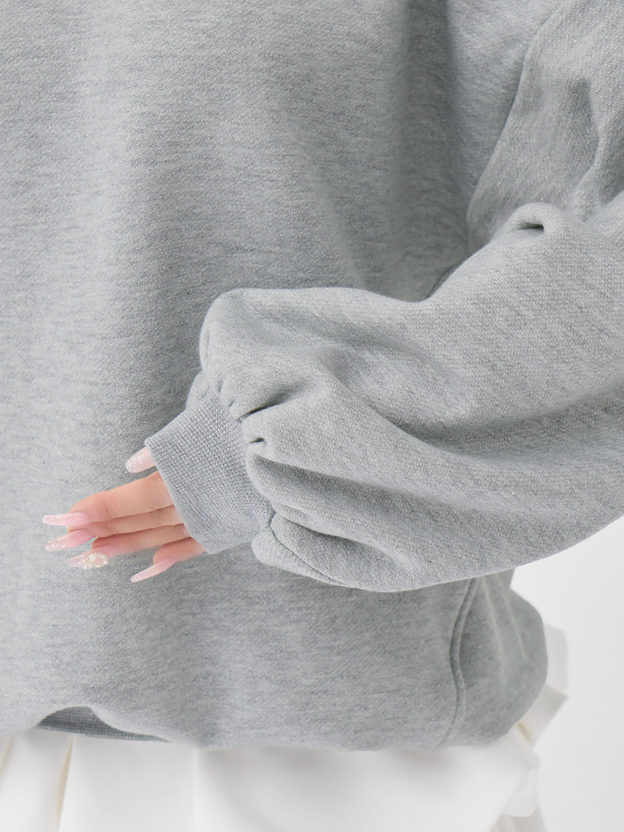 モデル：158cm（着用サイズ：FREE　着用カラー：GRY）