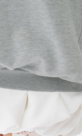 モデル：158cm（着用サイズ：FREE　着用カラー：GRY）