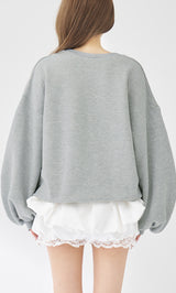 モデル：158cm（着用サイズ：FREE　着用カラー：GRY）