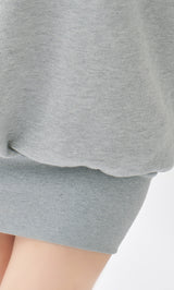 モデル：158cm（着用サイズ：FREE　着用カラー：GRY）