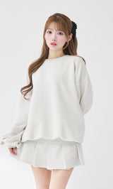 モデル：158cm（着用サイズ：FREE　着用カラー：WHT）