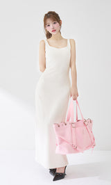 モデル：158cm（着用サイズ：FREE　着用カラー：WHT）