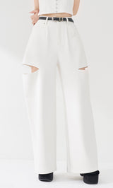 モデル：158cm（着用サイズ：S　着用カラー：WHT）