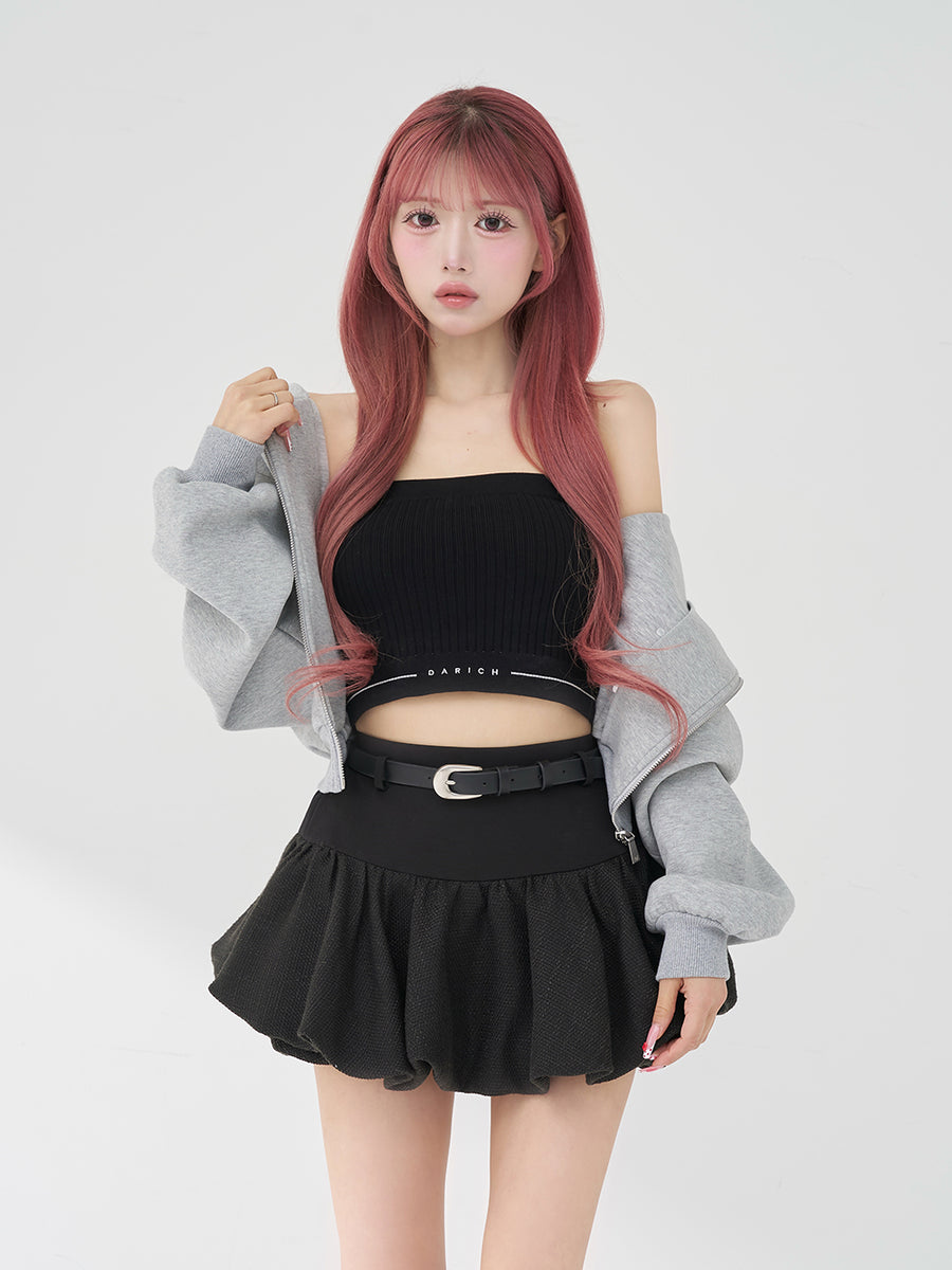 モデル：158cm（着用サイズ：FREE　着用カラー：GRY）