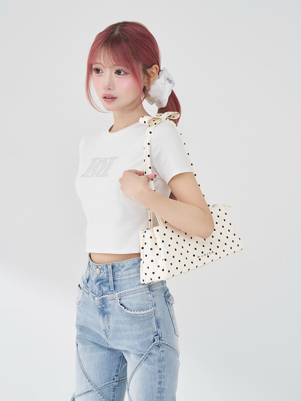 サイズ：FREE　カラー：WHT