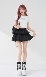 モデル：158cm（着用サイズ：FREE　着用カラー：WHT）