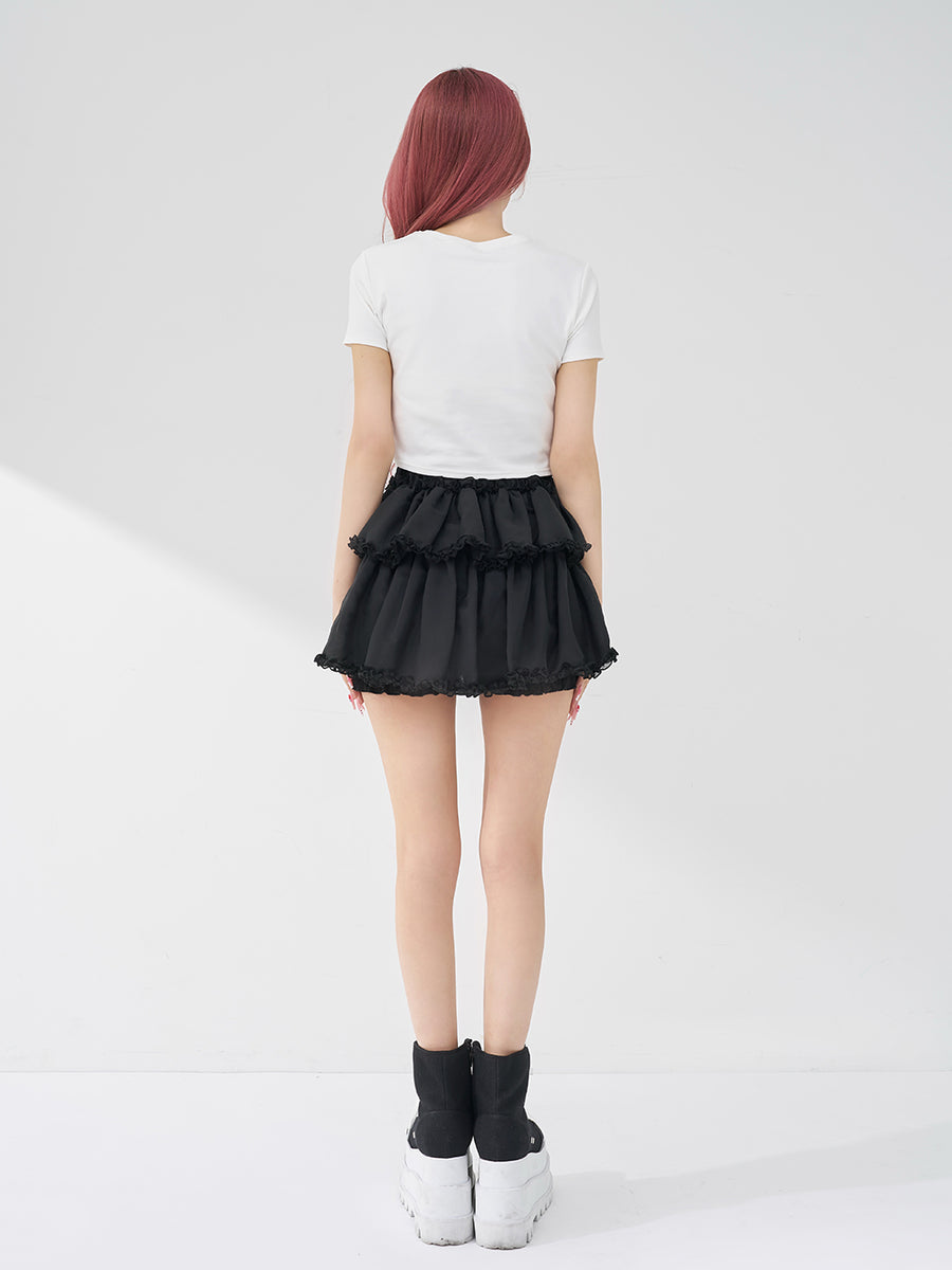 モデル：158cm（着用サイズ：FREE　着用カラー：WHT）