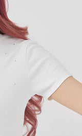 モデル：158cm（着用サイズ：FREE　着用カラー：WHT）