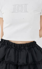 モデル：158cm（着用サイズ：FREE　着用カラー：WHT）