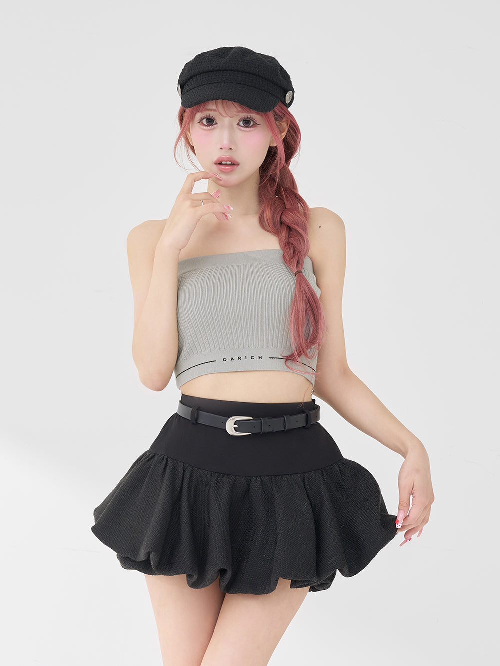 ラインロゴベアトップス - gry