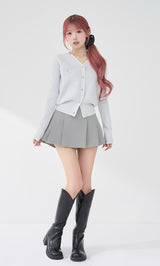 モデル：158cm（着用サイズ：S　着用カラー：GRY）