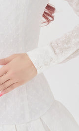 モデル：158cm（着用サイズ：FREE　着用カラー：WHT）