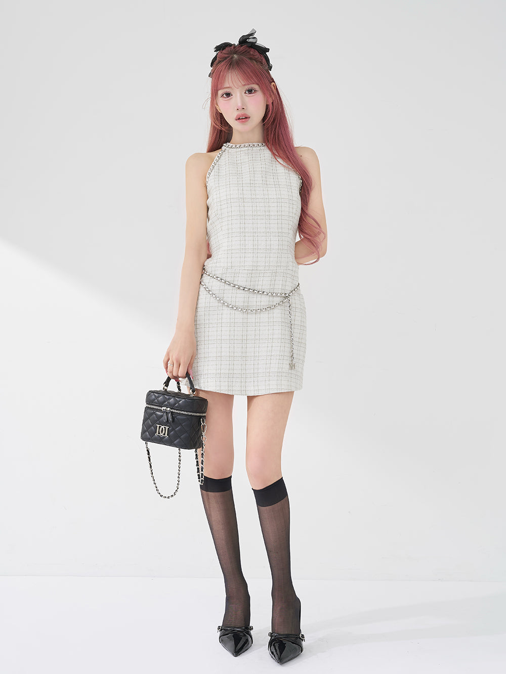 モデル：158cm（着用サイズ：FREE　着用カラー：WHT）