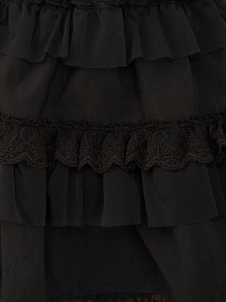 モデル：158cm（着用サイズ：FREE　着用カラー：BLK)