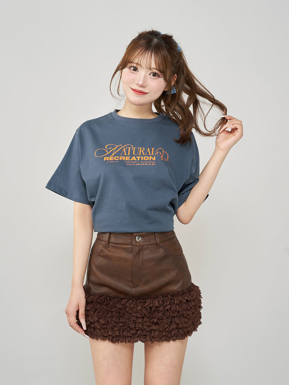 NATURAL RECREATIONTシャツ - nvy